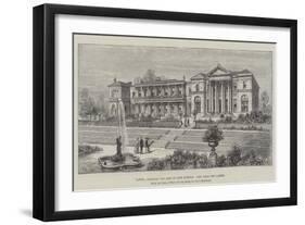 Tatton, Cheshire, the Seat of Lord Egerton, View from the Garden-Frank Watkins-Framed Giclee Print
