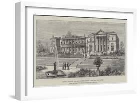 Tatton, Cheshire, the Seat of Lord Egerton, View from the Garden-Frank Watkins-Framed Giclee Print