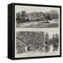 Tatton Park, Knutsford, Cheshire, the Seat of Lord Egerton of Tatton-Henry William Brewer-Framed Stretched Canvas