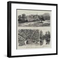 Tatton Park, Knutsford, Cheshire, the Seat of Lord Egerton of Tatton-Henry William Brewer-Framed Giclee Print