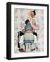 "Tattoo Artist", March 4,1944-Norman Rockwell-Framed Giclee Print
