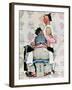 "Tattoo Artist", March 4,1944-Norman Rockwell-Framed Premium Giclee Print