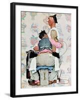 "Tattoo Artist", March 4,1944-Norman Rockwell-Framed Giclee Print