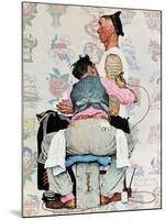 "Tattoo Artist", March 4,1944-Norman Rockwell-Mounted Giclee Print