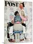 "Tattoo Artist" Saturday Evening Post Cover, March 4,1944-Norman Rockwell-Mounted Giclee Print