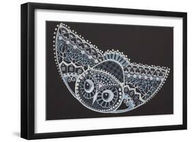 Tattoo Owl-Oxana Zaika-Framed Giclee Print