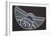 Tattoo Owl-Oxana Zaika-Framed Giclee Print