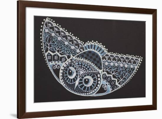 Tattoo Owl-Oxana Zaika-Framed Giclee Print