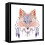 Tattoo, Portrait of A Wild Fox-Vensk-Framed Stretched Canvas