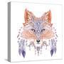 Tattoo, Portrait of A Wild Fox-Vensk-Stretched Canvas