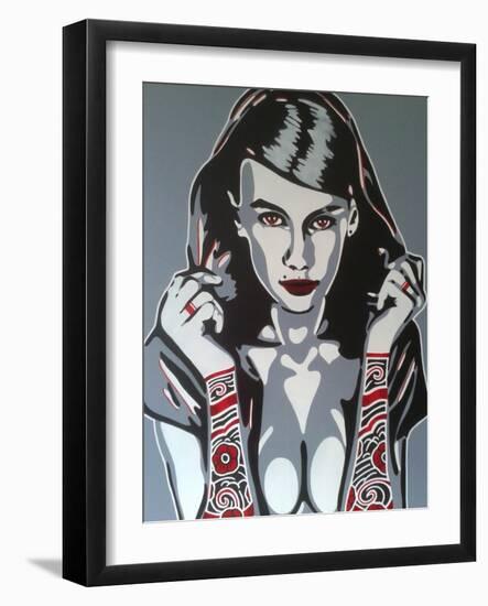 Tattoo Sleeves-Abstract Graffiti-Framed Giclee Print