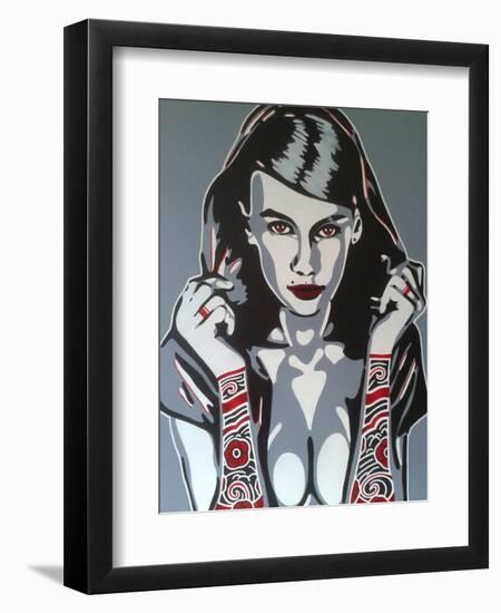 Tattoo Sleeves-Abstract Graffiti-Framed Premium Giclee Print