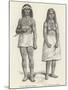 Tattooed Haida Woman and Man-null-Mounted Giclee Print