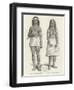 Tattooed Haida Woman and Man-null-Framed Giclee Print