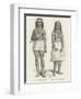 Tattooed Haida Woman and Man-null-Framed Giclee Print