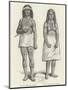 Tattooed Haida Woman and Man-null-Mounted Giclee Print