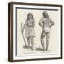 Tattooed Haida Woman and Man-null-Framed Giclee Print