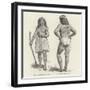 Tattooed Haida Woman and Man-null-Framed Giclee Print