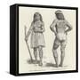 Tattooed Haida Woman and Man-null-Framed Stretched Canvas