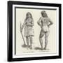 Tattooed Haida Woman and Man-null-Framed Giclee Print
