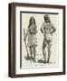 Tattooed Haidas-null-Framed Giclee Print