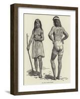 Tattooed Haidas-null-Framed Giclee Print