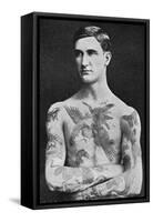 Tattooed Masterpiece by Mr. Sutherland Macdonald of Jermyn St-null-Framed Stretched Canvas