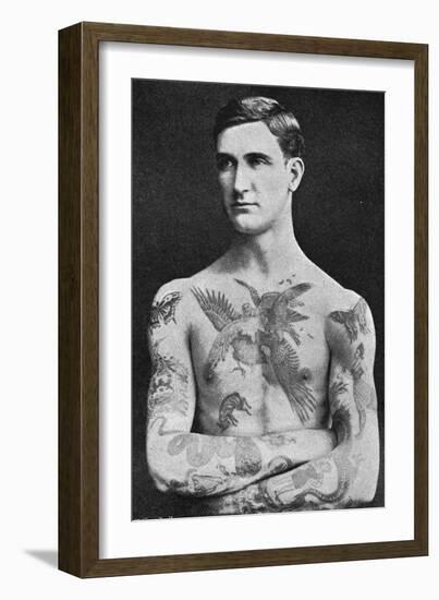 Tattooed Masterpiece by Mr. Sutherland Macdonald of Jermyn St-null-Framed Photographic Print