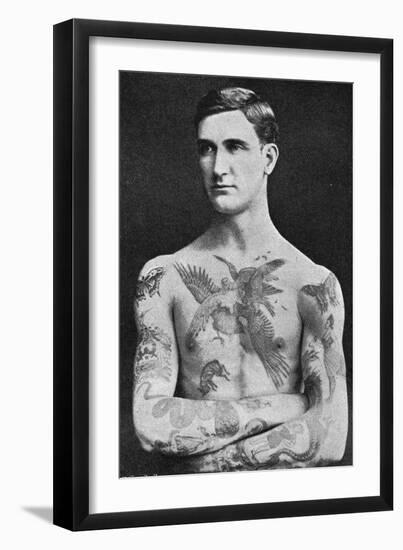 Tattooed Masterpiece by Mr. Sutherland Macdonald of Jermyn St-null-Framed Photographic Print