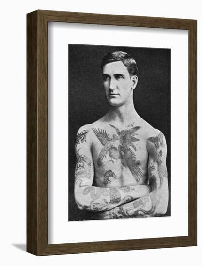 Tattooed Masterpiece by Mr. Sutherland Macdonald of Jermyn St-null-Framed Photographic Print