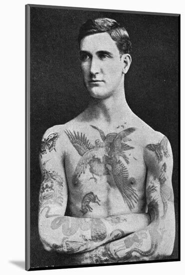 Tattooed Masterpiece by Mr. Sutherland Macdonald of Jermyn St-null-Mounted Photographic Print