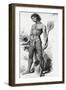 Tattooed Native from Easter Island-null-Framed Giclee Print