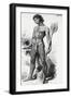 Tattooed Native from Easter Island-null-Framed Giclee Print