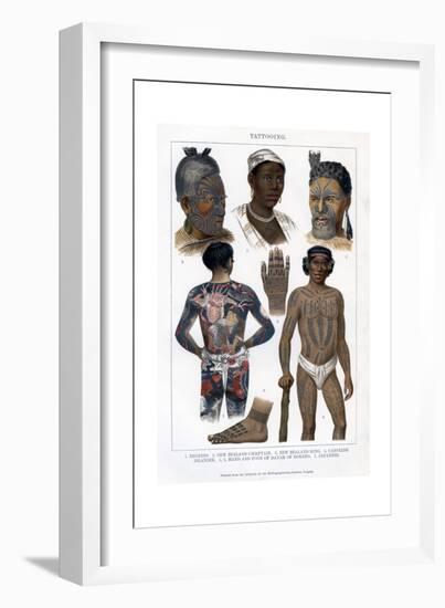 Tattooing, 1800-1900-null-Framed Giclee Print