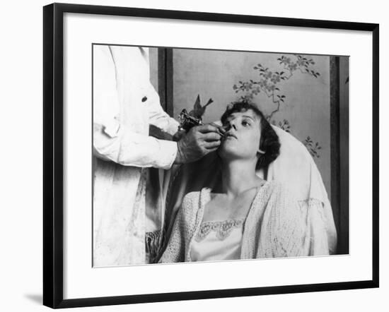 Tattooing the Lips-null-Framed Photographic Print