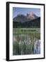 Taubensee (Lake), Hochkalter (Mountain), Berchtesgadener Land (District), Bavaria, Germany-Rainer Mirau-Framed Photographic Print