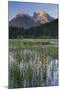 Taubensee (Lake), Hochkalter (Mountain), Berchtesgadener Land (District), Bavaria, Germany-Rainer Mirau-Mounted Photographic Print