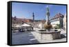 Taubertal Valley, Romantische Strasse (Romantic Road), Baden Wurttemberg, Germany-Markus Lange-Framed Stretched Canvas