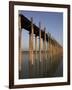 Taungthaman Lake, U Bein's Bridge, the Longest Teak Span Bridge in the World, Mandalay, Myanmar-Jane Sweeney-Framed Photographic Print