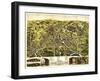 Taunton, Massachusetts - Panoramic Map-Lantern Press-Framed Art Print