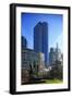 Taunusanlage and Financial District, Frankfurt am Main, Hesse, Germany, Europe-Hans-Peter Merten-Framed Photographic Print