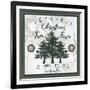 Taupe Christmas Sign I-Elizabeth Medley-Framed Art Print