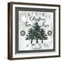 Taupe Christmas Sign I-Elizabeth Medley-Framed Art Print