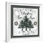 Taupe Christmas Sign I-Elizabeth Medley-Framed Art Print