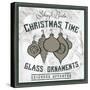 Taupe Christmas Sign IV-Elizabeth Medley-Stretched Canvas