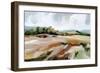 Taupe Toned Landscape-Katrina Pete-Framed Art Print