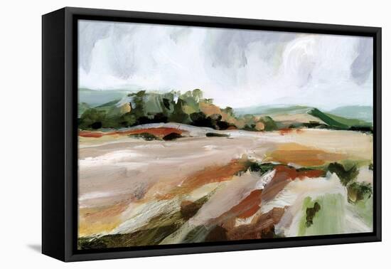 Taupe Toned Landscape-Katrina Pete-Framed Stretched Canvas