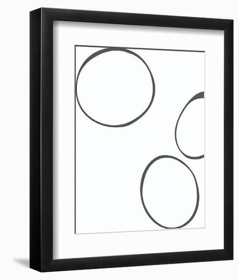 Taupe V-Denise Duplock-Framed Giclee Print