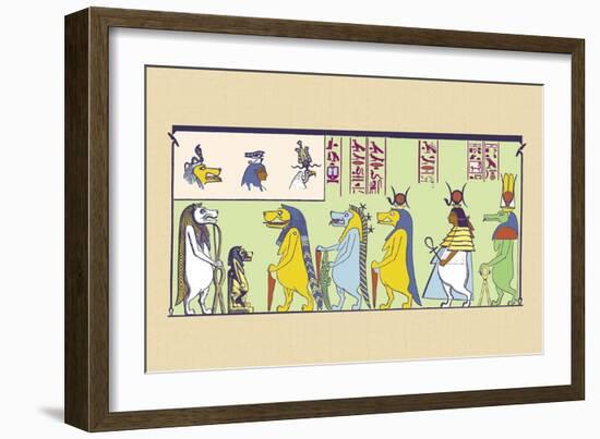 Taur, Thoueris and S'Epu-J. Gardner Wilkinson-Framed Art Print