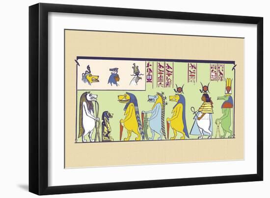 Taur, Thoueris and S'Epu-J. Gardner Wilkinson-Framed Art Print